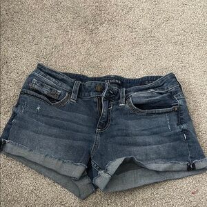Vigoss Blue Jean Shorts Distressed Cut-Off Style